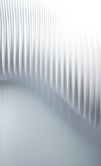 Wall Mural - black and white metallic color tone wavy lines futuristic abstract geometric shapes background.