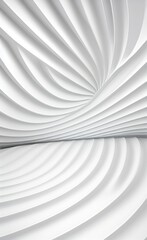 Wall Mural - black and white metallic color tone wavy lines futuristic abstract geometric shapes background.