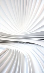 Wall Mural - black and white metallic color tone wavy lines futuristic abstract geometric shapes background.