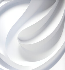 Wall Mural - black and white metallic color tone wavy lines futuristic abstract geometric shapes background.