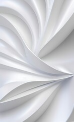 Wall Mural - black and white metallic color tone wavy lines futuristic abstract geometric shapes background.