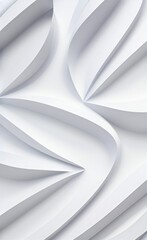 Wall Mural - black and white metallic color tone wavy lines futuristic abstract geometric shapes background.
