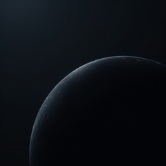 Wall Mural - Planet in deep space, exoplanet through the eyes of an artist, beautiful wallpaper, space background