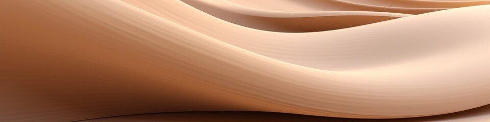 Wall Mural - Detailed view of a textured beige backdrop highlighting its natural curve and space, background, banner