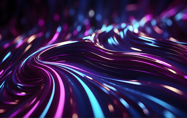 Blue-purple light streaks on a dark background, simulating hyperspace warp