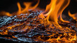 Wallpaper image of burning flames 16