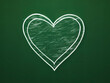 © MdMaruf - Green chalkboard background with drawings Chalk blackboard back to school concept