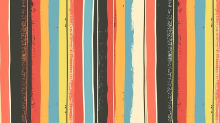 Wall Mural - pattern illustration of vertical colorful stripes creating a vibrant wallpaper design, background