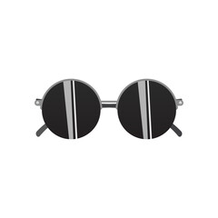 Vector cool sunglasses with light sparkles