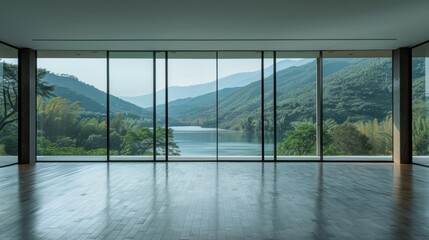 Wall Mural - empty room with window