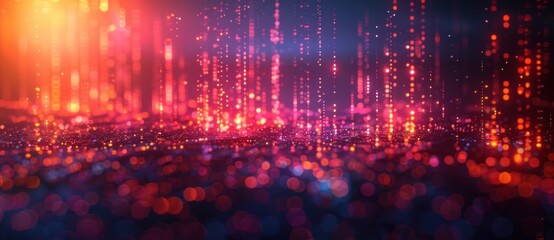 Wall Mural - electronic circuit technology background with abstract futuristic light
