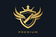  golden-unique-regal-golden-hotel-design--business logo vector 