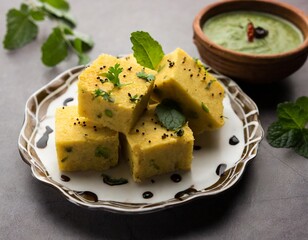 Wall Mural - Khaman or dhokhala