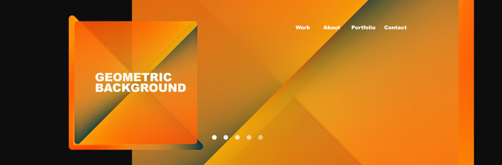 Triangle minimal web site page background design. Vector Illustration For Wallpaper, Banner, Background, Card, Book Illustration, landing page