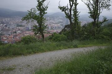 Poster - Path in the outskirts of Bilbao