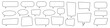 Speech bubble, speech balloon, chat bubble line art icon for apps and websites.