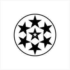 Sticker - Star Design Design