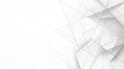 Leinwandbilder - Abstract Geometric Mosaic Background with Intersecting Lines and Angular Shapes in Clean Minimalist Aesthetic