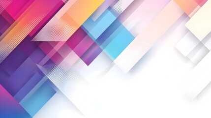 Poster - Striking Geometric Gradient Backdrop with Ample Copy Space for Versatile Compositions