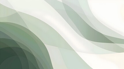 Leinwandbilder - Minimalist Geometric Abstraction in Muted Tones Elegant Layered Shapes and Intersecting Lines on a Serene Neutral Background with Ample Copyspace