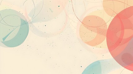 Poster - Minimalist Geometric Abstract Background with Copyspace