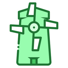 Poster - windmill icon