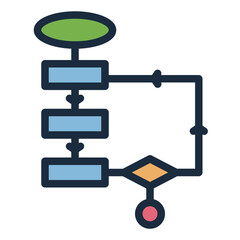Logic for coding programming icon