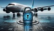 © WINGUARDIANNET - cybersecurity lock and plane