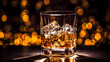 © jiejie - A glass of whiskey on the rocks