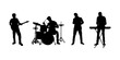 © hafid - silhouettes of band members