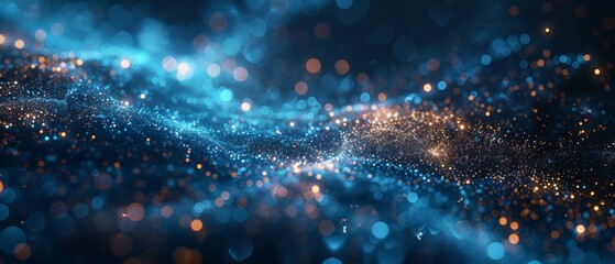 abstract technology background blue color 