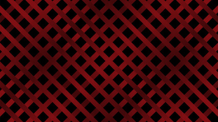 Modern futuristic red net illustration isolated on a black background