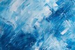 Abstract blue background with brush strokes, acrylic painting with texture