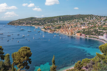 Wall Mural - Villefranche-Sur-Mer Village on the French Riviera