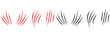 © KD Vector Studio - animal Claw scratches mark set. Cat tiger scratches signs.  isolated on white background in eps 10. vector illustration.