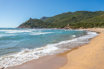 Wall Mural - Landscape of Porto Ferro, in the north of Sardinia, Italy.