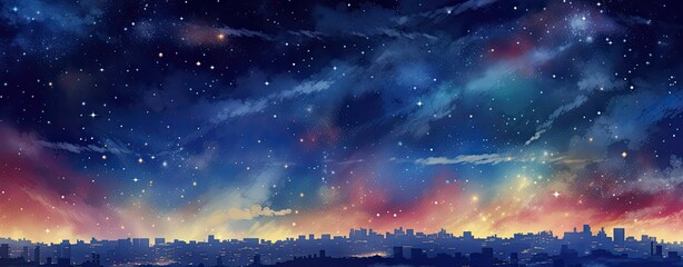 Poster - Night sky