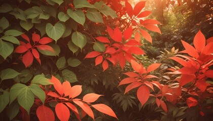 Lush Leaves wallpaper. Natural green plants as spring background representing the ecology and a tranquil space.