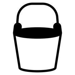 Poster - water bucket icon