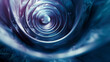Abstract Blue Spiral