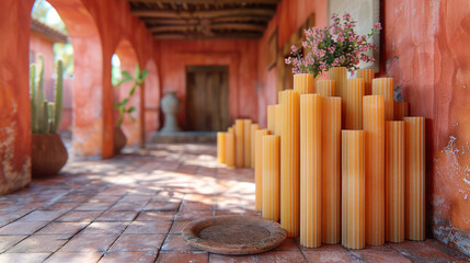 Poster - candles in the temple