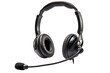 © Rattanathip - A black headset with a microphone on it