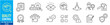 © yukipon00 - Quality control icon set. check auditin quality assurance testing evaluation spection product process. Editable stroke vector icons collection illustration.