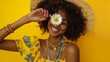 © Studio Nova - Woman with Flower Eye Accessory