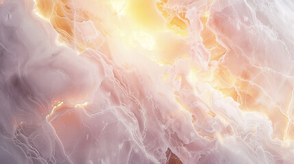 Wall Mural - A soft, ethereal glow in Marble background