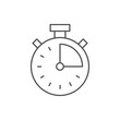 Stopwatch or timer line icon