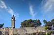 Clock tower Acronafplia castle in Nafplio, Peloponnese, Greece