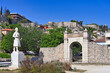 Lion gate in city of Nafplio, Argolida, Peloponnese, Greece