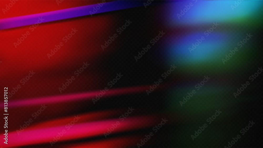Camera Light Flimtexture Pattern Film leak light overlay texture background with neon and iridescent ...