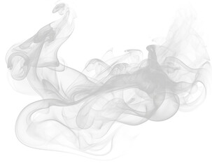 Wall Mural - smoke on air transparent background 